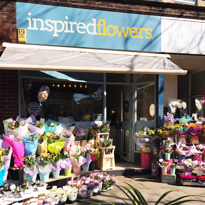 Florist Southport Inspired Flowers shopfront full of fresh flowers and plants