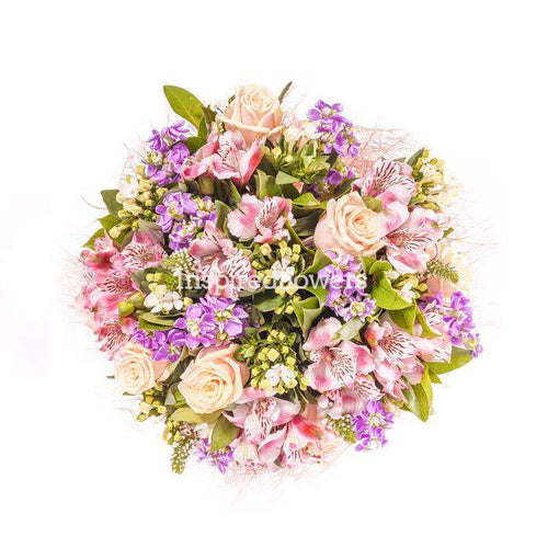 Country Garden Beauty Floral Arrangement with luxuroius array of fresh flowers by Inspired Flowers 