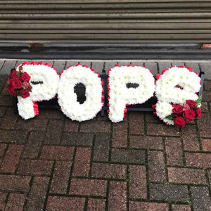 southport funeral flowers floral tribute pops