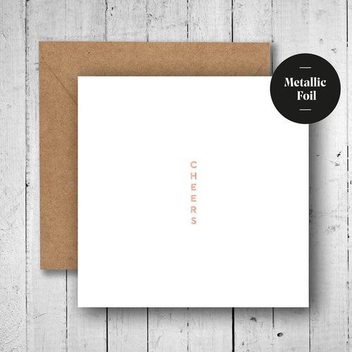 Modern handmade greeting card at Inspired Flowers